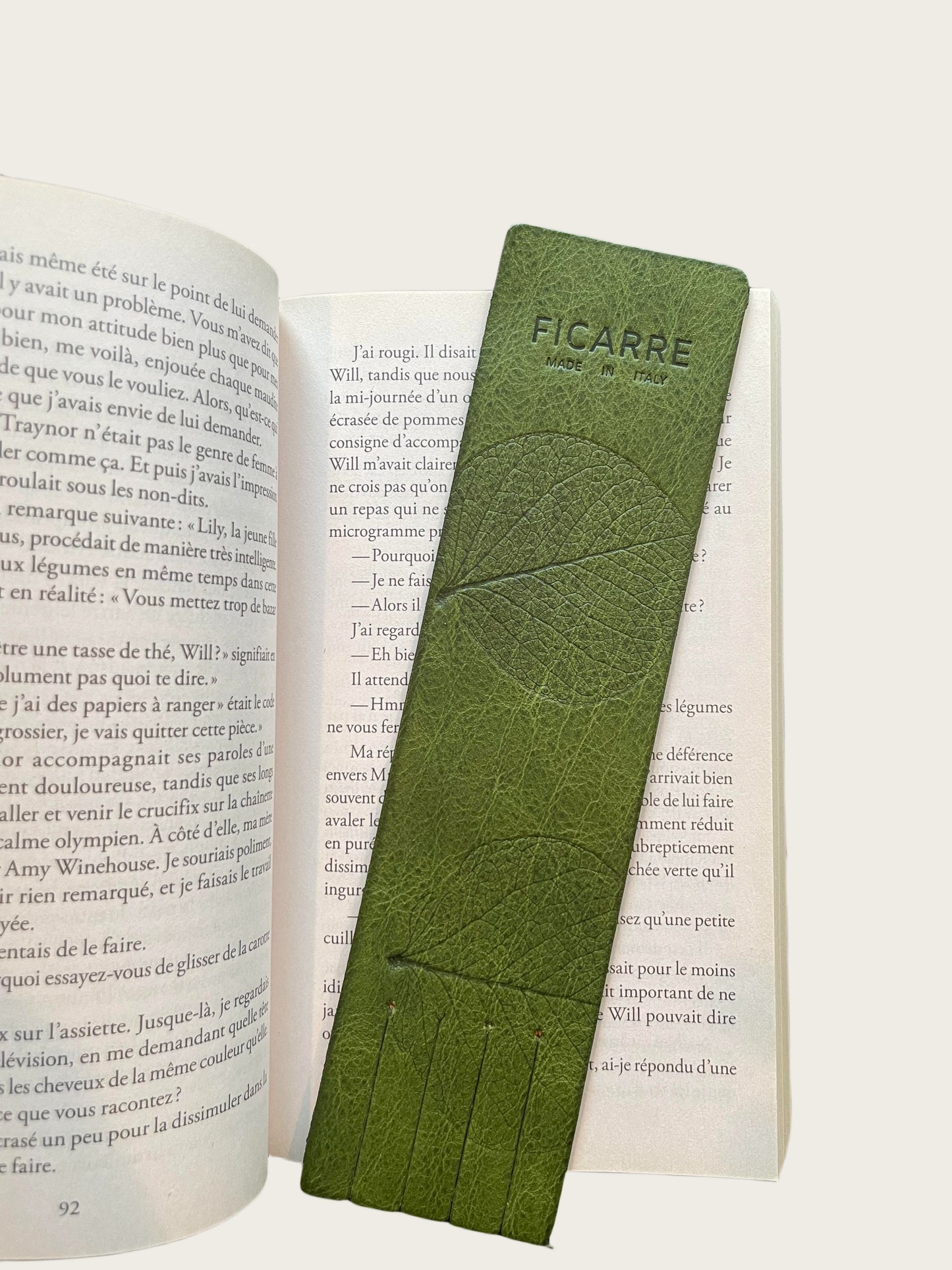 Leather Bookmark